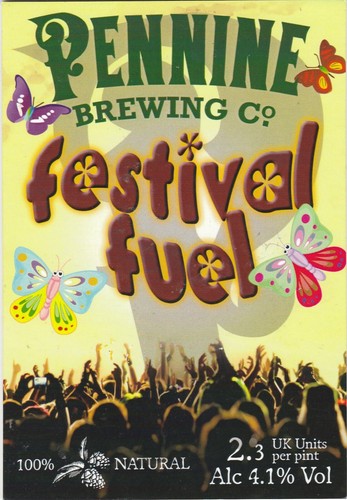 GEBRAUCHTER PUMPENCLIP VORNE - PENNINE BREWING CO - FESTIVALKRAFTSTOFF