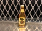 MILLER LITE BEER Bottle ~ VINTAGE RARE NEW ~ Enamel PIN Milwaukee Brewery Sign