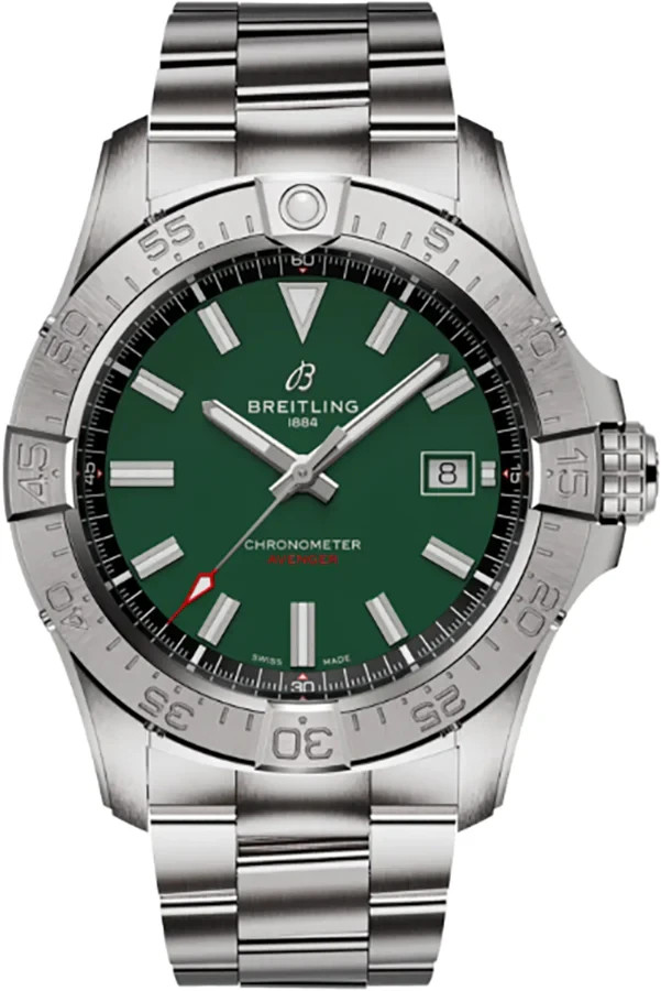 2026 Breitling Avenger 42mm Green Dial Stainless Steel Men's Watch