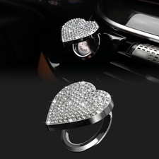 Bling Car Engine Start Button Cover Diamond Crystal Push Start Ring Cap Sparkly