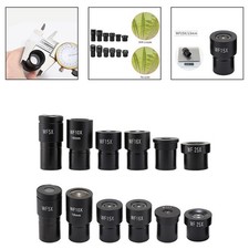 1PCS Biological Microscope Wide-angle Eyepiece 23.2mm 5X-25X Aperture Eyepiece