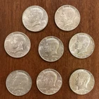Silver Kennedy Half Dollar Lot Of 8 - 64(x2), 65, 66(x2), 67, 68(x2).