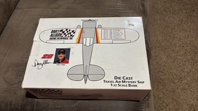 Davey Allison Racing Ent. Travel Air Mystery Ship 1:32 Diecast Bank 1932