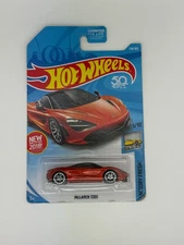 2018 Hot Wheels McLaren 720S Orange - Factory Fresh #178/365 - Bad Card