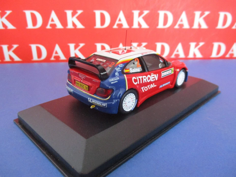 Die cast 1/43 Modellino Auto Citroen Xsara WRC Rally Turkey 2005 C. Sainz - Immagine 3 di 4