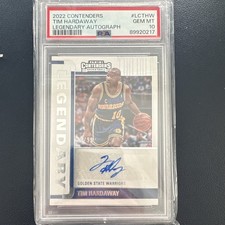 2022-23 Panini Contenders Tim Hardaway #LC-THW Auto /99 PSA 10 Warriors