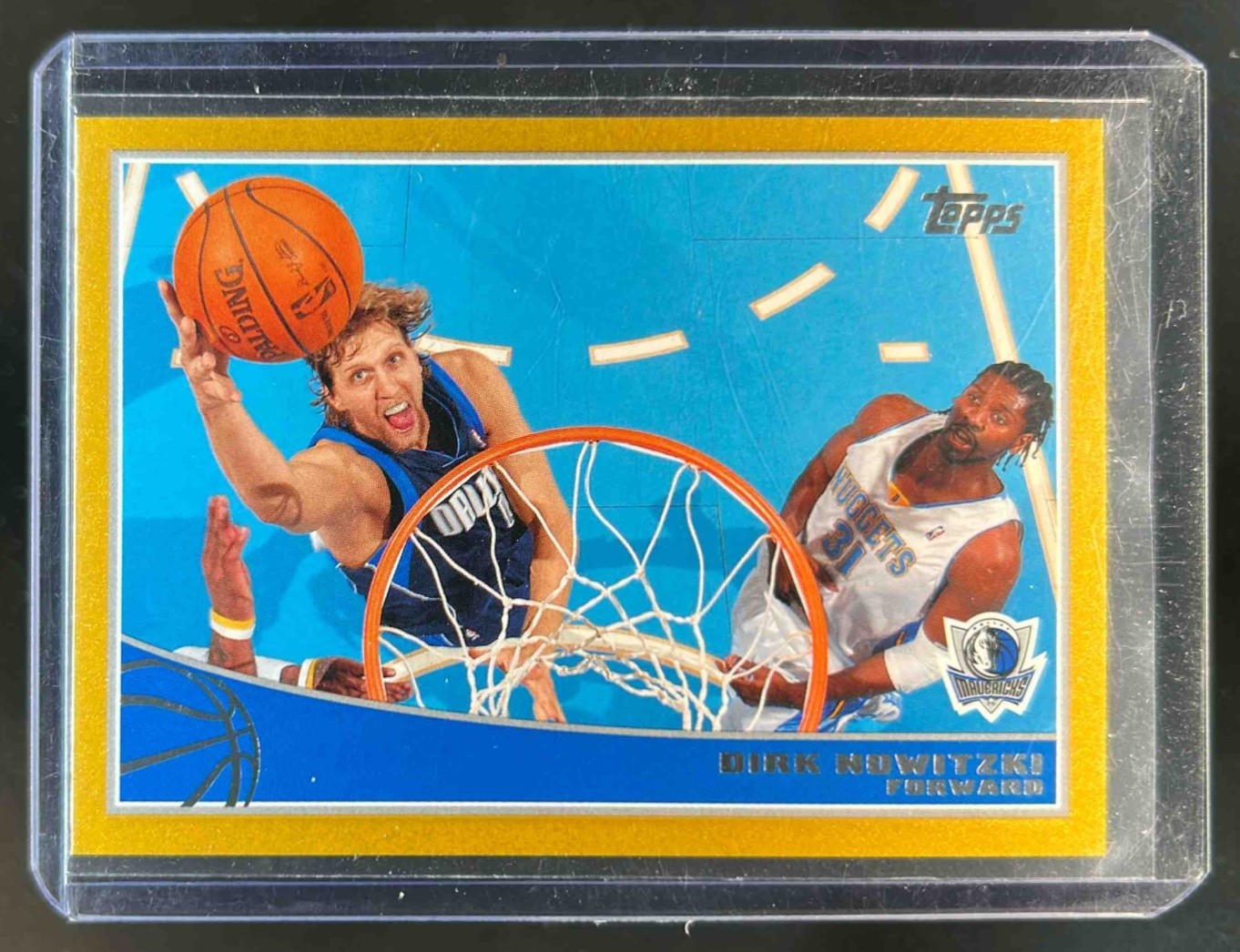 2009-10 Topps Dirk Nowitzki Gold #1467/2009 Mavericks