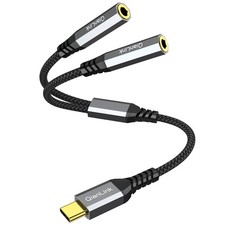 USB C to Dual 3.5Mm Female Headphone Splitter, Type C to Dual 3.5Mm Aux Y Jack S