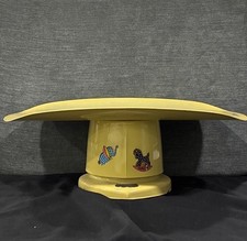 Vintage Counselor Yellow Baby Scale With Elephant & Horse Graphics