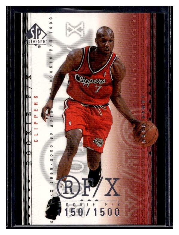1999-00 SP Authentic - Rookie F/X  94 Lamar Odom /1500 (RC)