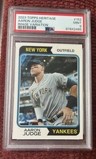 2023 Topps Heritage Image Variation Aaron Judge #152 PSA 9