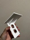 Wall Outlet Cover with Top Shelf & Cable Hole – Organizer for Standard USA Socke