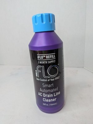 IFlo Refill Smart Automated AC Drain Line & Drain Pan Cleaner 36oz IFLO36DC