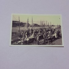 Vintage Postcard Fishing Wharf Market Liepaja, Latvia Tour Places Travel Art P5