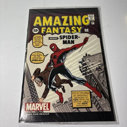 MARVEL Comics Amazing Fantasy #15 Spider-Man (Aug.1962)(Facsimile) NEW IN BAG