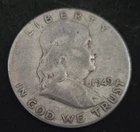 1949-S Silver Franklin Half Dollar Circulated Nice Coin No Reserve!