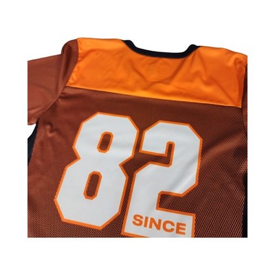 Buffalo Wild Wings B-Dubs 82 Football Jersey Womens Medium Orange