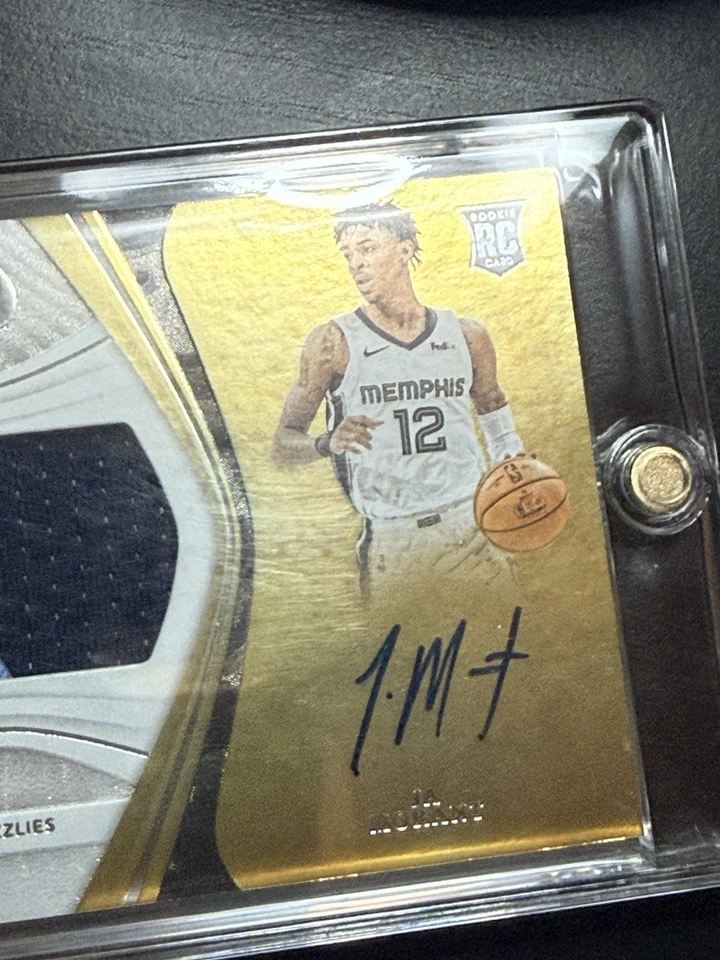 JA MORANT 2019/20 PANINI OPULENCE RPA /79 ROOKIE PATCH AUTO - Image 3 of 4