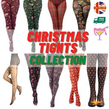 Christmas Pattern Tights Collection Pamela Mann Xmas Multiple Printed Pantyhose