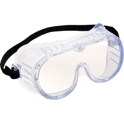 Global Industrial Safety Goggles with Neoprene Strap Anti-Fog Clear Lens/Frame