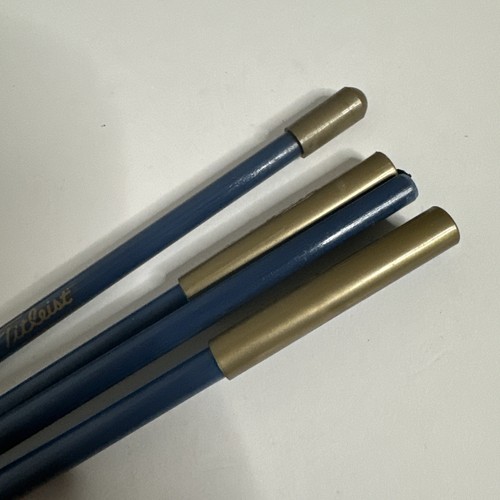 Titleist Golf Blue/Gold Collapsible Alignment Sticks Rods Set Zip Pouch ...
