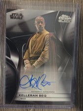 Ahmed Best as Kelleran Beq 2025 Star Wars Smugglers Outpost Character Auto