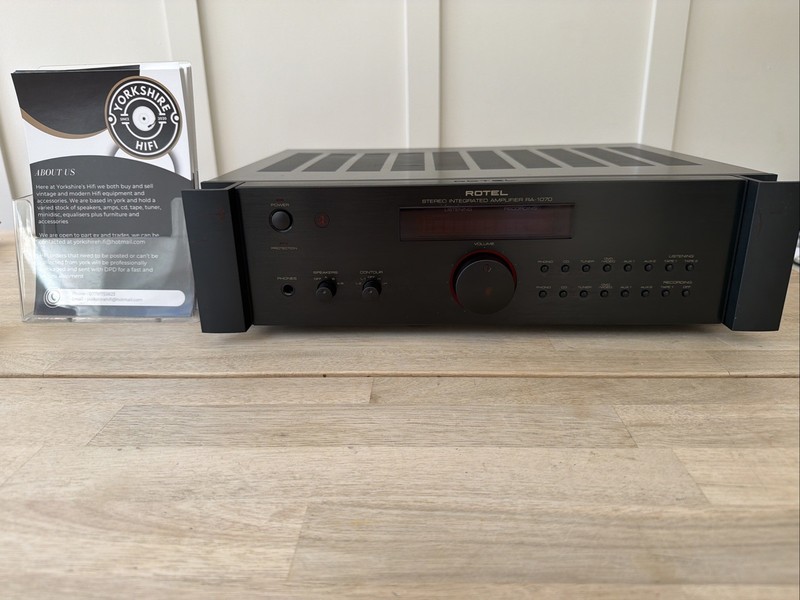 ROTEL RA-1070 Stereo Integrated Amplifier - Tested - Vintage Hifi - Phono - POST