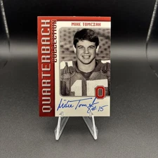 2004 TK Legacy QB Quarterback Collection OSU Auto Autograh Mike Tomczak QB3 /500