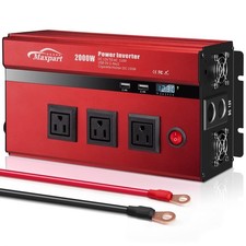 2000W Car Power Inverter 12V DC to 110V AC Converter for Vehicles