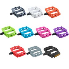 DMR V6 Pedals 9/16" MTB Mountain Bike BMX Flat Platform Plastic Pedal Colours