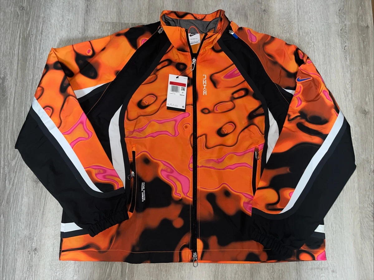 Track Jacket Orange Full Zip Men's Activewear for Sale | Shop