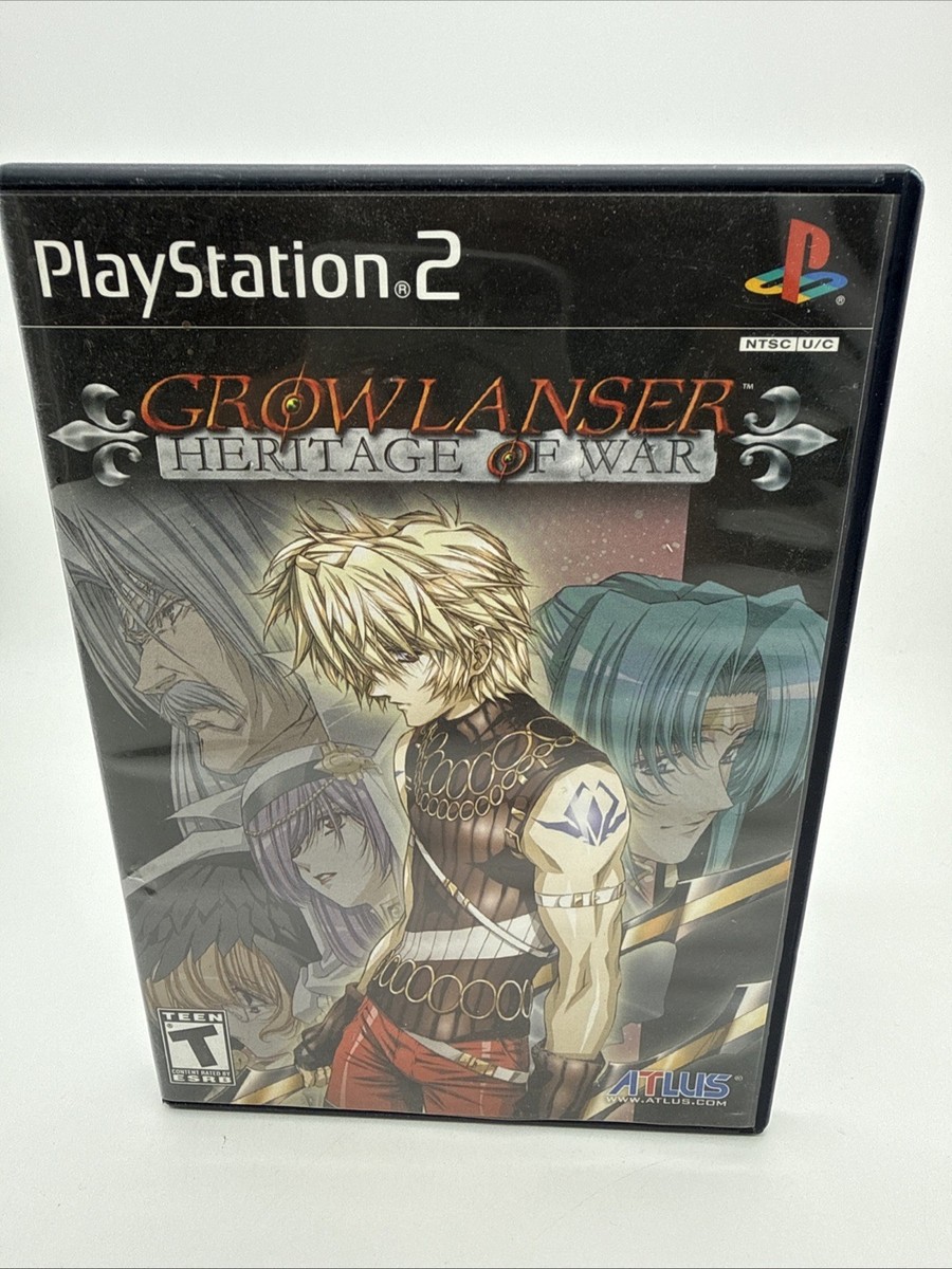 Growlanser Heritage of War PlayStation 2 PS2 Case Artwork Only NO