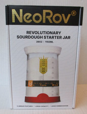 Pro Sourdough Starter Kit 39 oz Glass Sourdough Starter Jar w/ Thermometer BIN-1