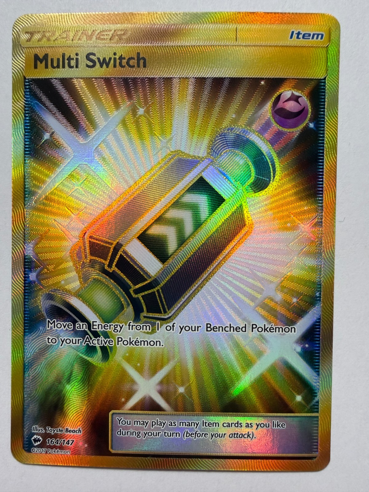 Multi Switch (Secret) 164/147 Sm-Burning Shadows Holo NM