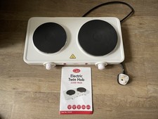 Quest electric twin hob 2500 watts.