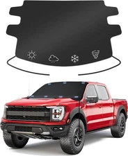 Wigoo 2025 Upgrade All-Season Car Windshield Cover - L - Pickup/Large SUV/MPV 