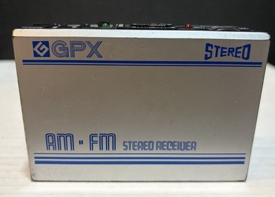 Vintage 1980 s GPX AM/FM Stereo Receiver Walkman Radio Model 2830 Tested Working