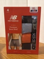 New Balance 4-Pack Men's Premium Boxer Briefs XL 40-42 