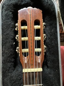 K. Yairi Classical Used Guitar rated Very Good with Hard Shell Case.