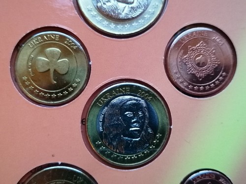 Set Essai /prototype De 8 Pièces Euro Ukraine De 2004 - Picture 4 of 11