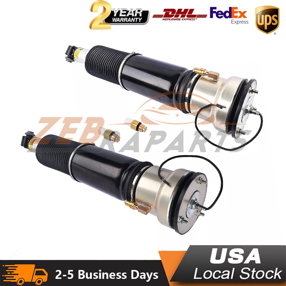 Rear Pair Air Suspension Shocks Struts For 04-16 Rolls Royce Phantom 37106785172