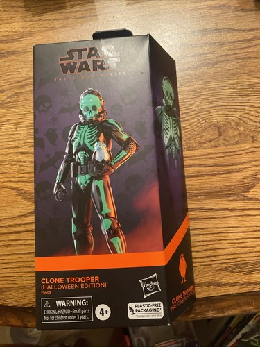 Figurine Star Wars Série Noire - Clone Trooper Édition Halloween - Hasbro 2024 (Neuf)