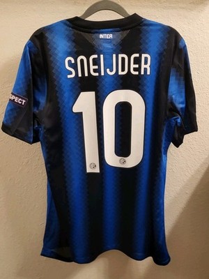 2010-11 INTER Milan Home No10 Wesley Sneijder Champions League