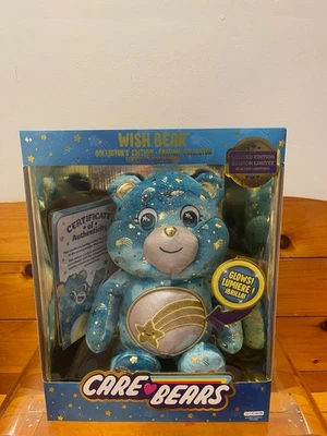 Care Bears Medium Plush Collector Edition 2025 Wish Bear NEW IN HAND