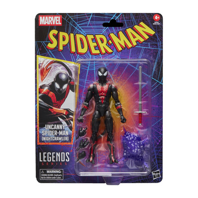 Marvel Legends Series Uncanny Spider-Man Nightcrawler Retro Cardback Comics