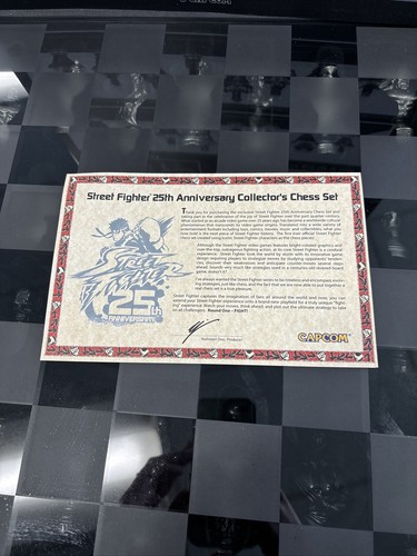 SET SCACCHI STREET FIGHTER 25° ANNIVERSARIO DA COLLEZIONE IN SCATOLA LEGGI - Foto 3 di 20