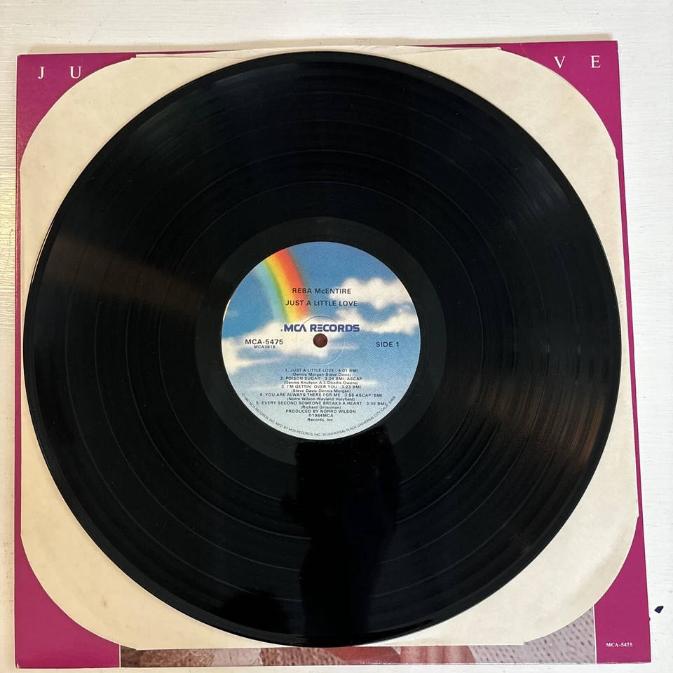 Reba McEntire Just A Little Love LP Vinyl 1984 MCA-5475 EX/EX - Image 3 of 4