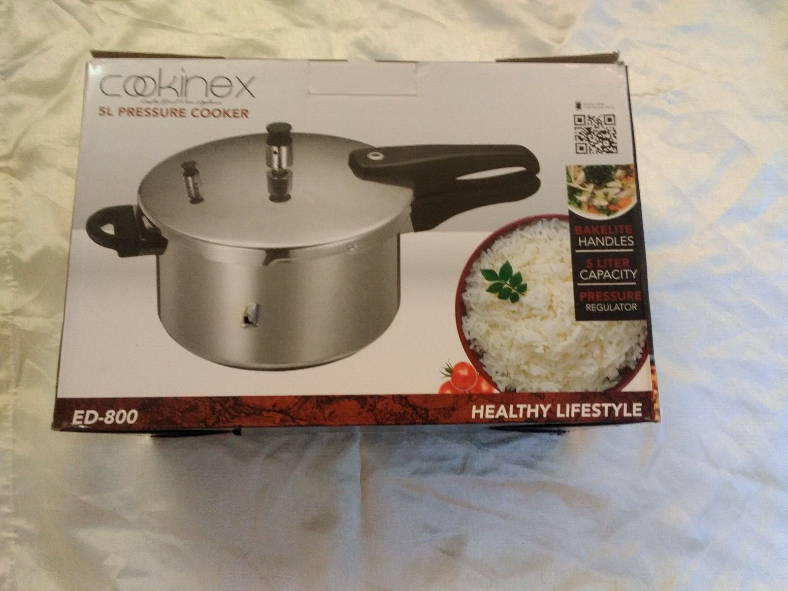 Cookinex 5L PRESSURE COOKER, COOK CHICKEN,MEAT,VEGETABLES AND RICE TO PERFECTION