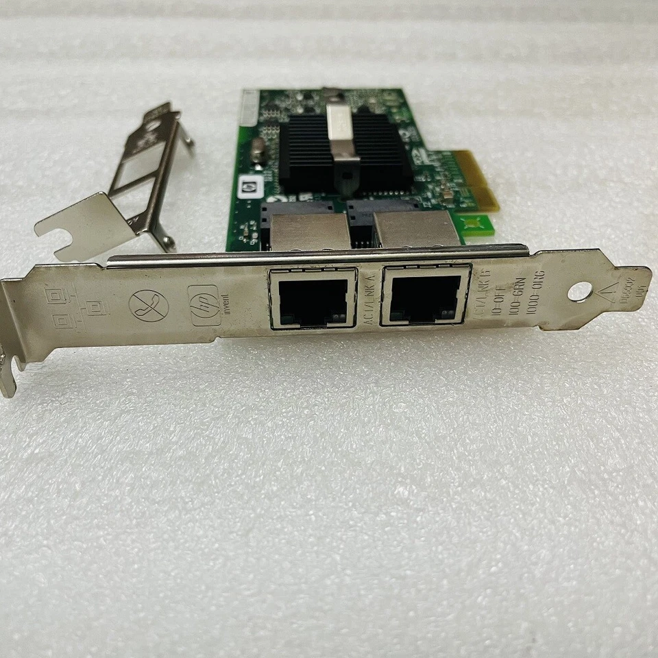 HP NC360T EXPI9402PT PRO/1000 Dual Port Server Adapter PCI-E Network Card 82571 - Image 4 of 4
