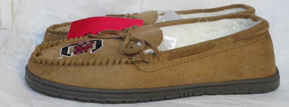 ZAPATILLAS SOUTH CAROLINA GAMECOCKS PARA HOMBRE NCAA S BRONCEADO MOCASÍN FORRADO CLÁSICO NUEVAS CON ETIQUETAS Foto 2 de 4